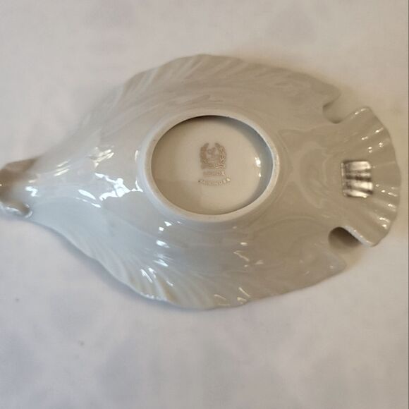 Vtg Mint w/Tags Lenox USA Ivory Porcelain 24K Gold Trim Dove Shaped Trinket Dish - Picture 5 of 6